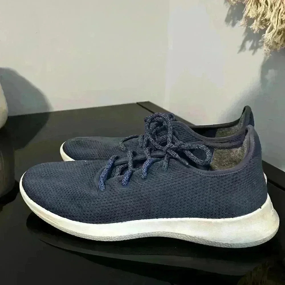 Allbirds Tree Runners TR Navy Blue Running Shoes Men's Size 11 - Picture 3 of 8